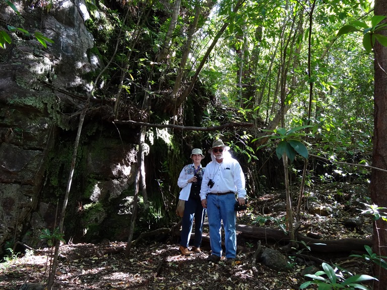 Ron and Bethel at the base of Burrunggui